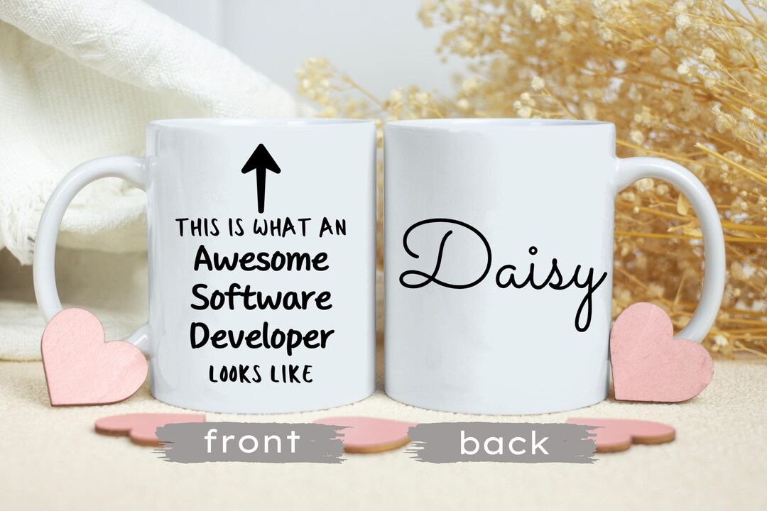 Personalized Software Developer Mug: Custom Coffee Gift - Etsy