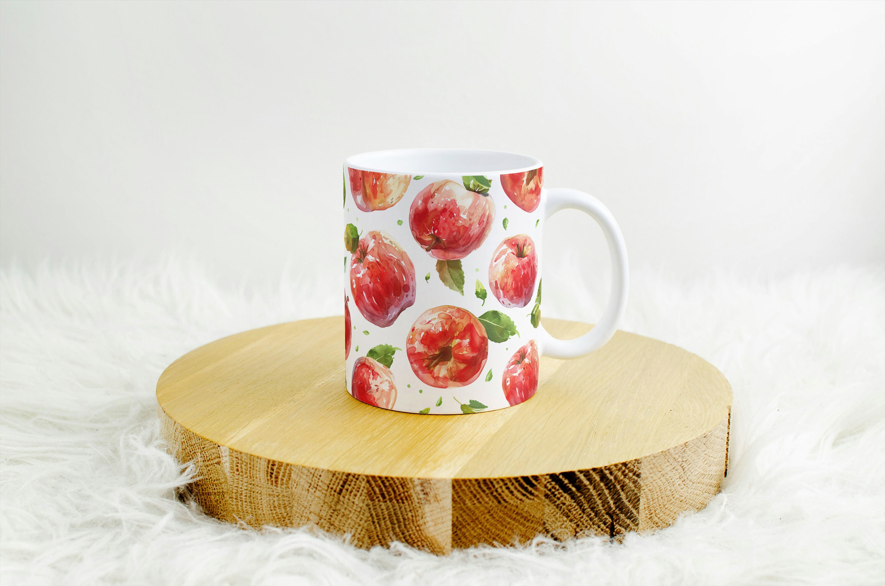 Personalized Apple Mug, Apple Lover Gift, Apple Coffee Mug, Fruit Mug ...