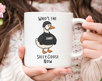 Silly Goose Coffee Mug: Funny Animal Mug Gift