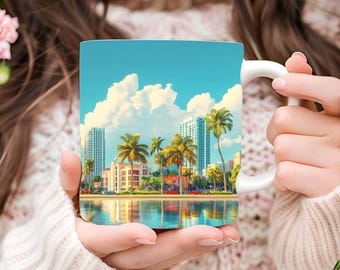 Personalized Florida Coffee Mug: Sunshine State Souvenir