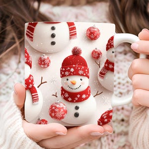 Personalized Christmas Snowman Mug, Snowman Lover Mug, Snowman Coffee Mug, Winter Mug, Xmas Snowman Mug, Snowman Gift, Christmas Cup