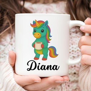 Personalized Unicorn Mug, Unicorn Coffee Mug, Unicorn Lover Gift, Gift for Her, Cute Unicorn Gift, Christmas Gift, Animal Mug, Unicorn Cup