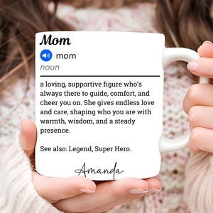 Personalized Mom Mug, Mom Lover Mug, Mom Coffee Mug, Christmas Gift, Gift for Her, Mother’s Day Gift, Mom Gift, Gift for Mom, Gift for Wife