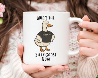 Silly Goose Coffee Mug: Funny Animal Mug Gift