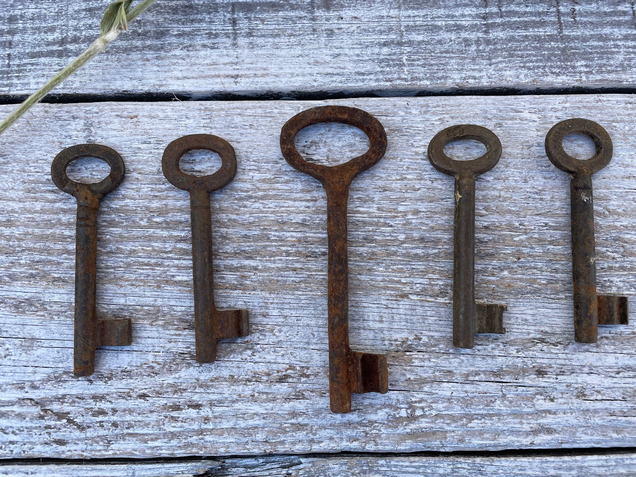 Set of 10 Pcs of Old Rusty Lock Keys - Etsy