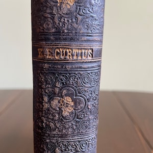 Antique book 1886 - Textbook in German for learning French