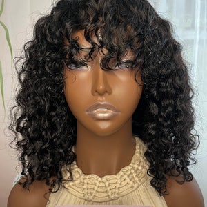 Buy Curly Hair Wig Online In India Etsy India