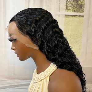 Wavy Human Hair Wigs Etsy Australia