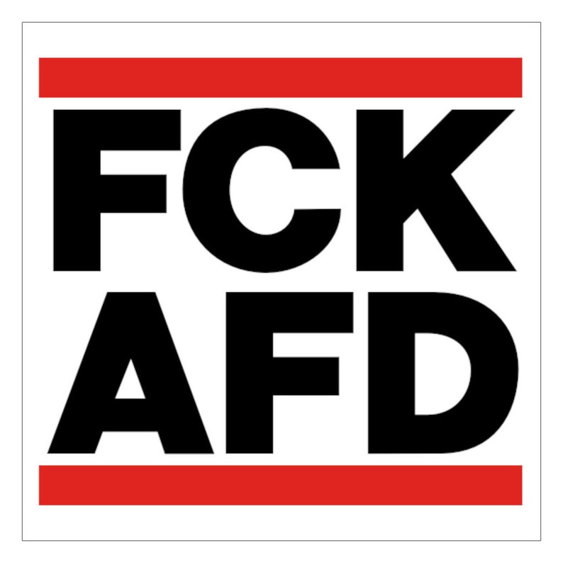 FCK AFD stickers 25 pieces image 1
