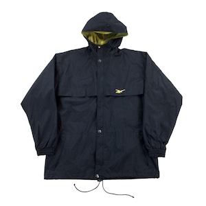 Vintage Reebok 90s Windbreaker Jacke - Large Size Men Overcoat Male Jacket pre-owned