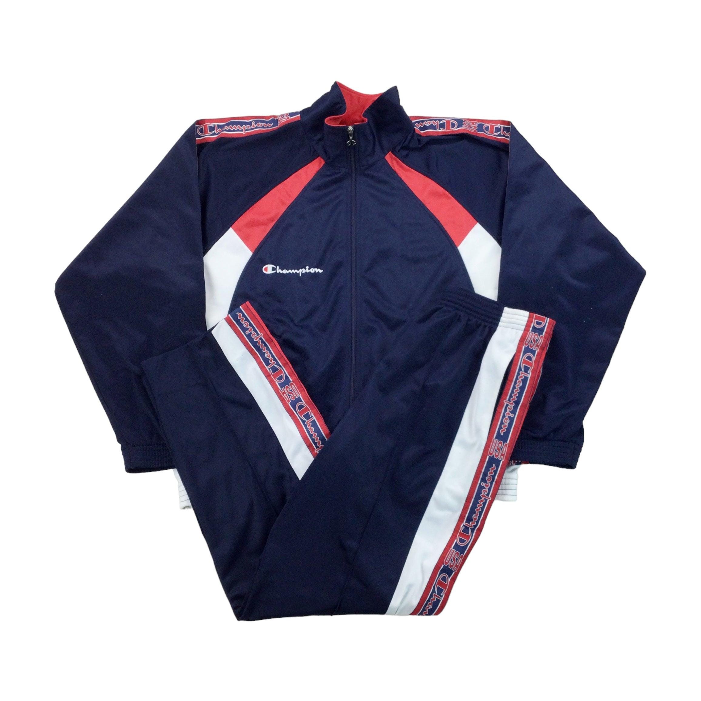 Vintage Champion 90s Sport Trainingsanzug - Medium Size Men Sport