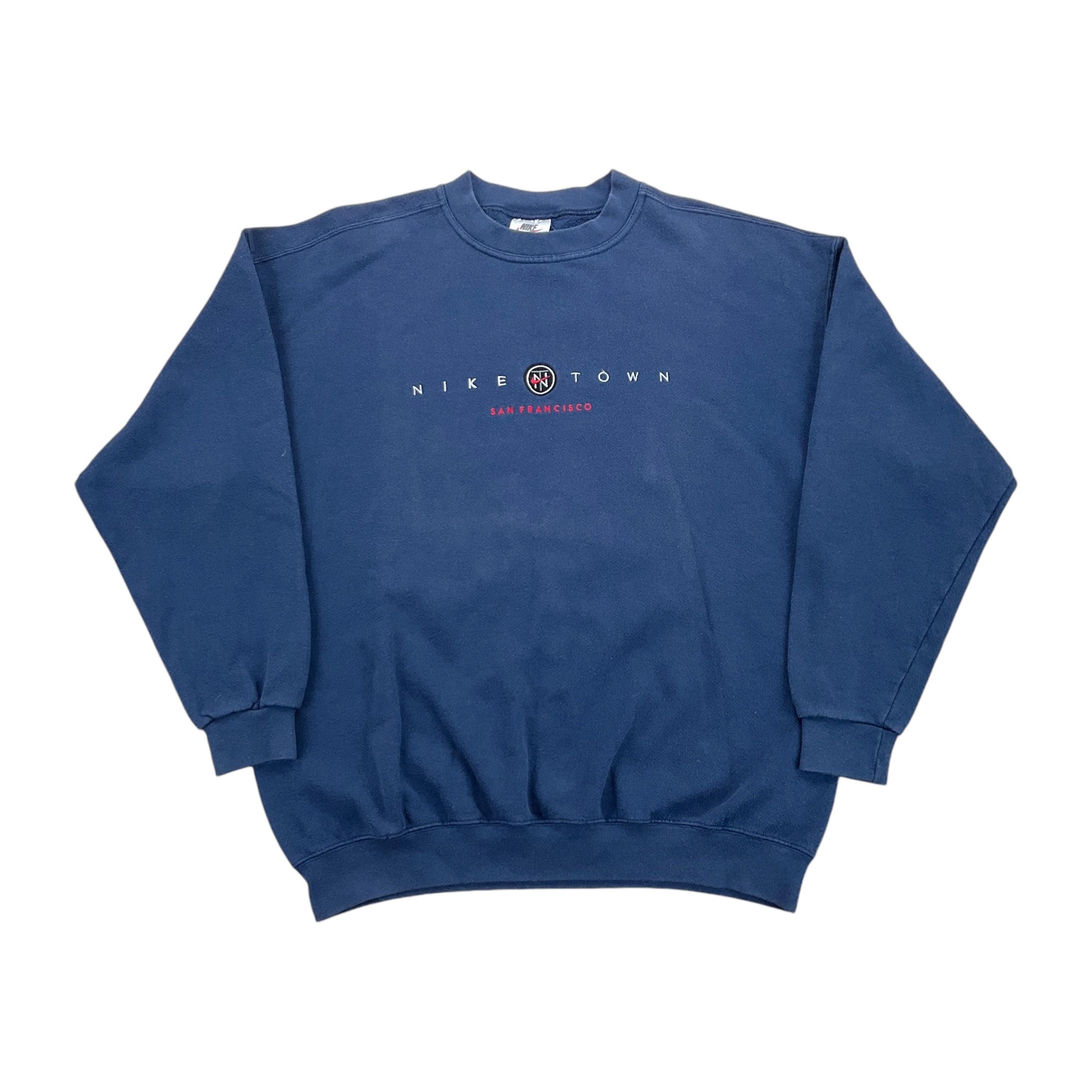 Vintage Nike Town Chicago 90s Sweatshirt - XL Size Men Pullover