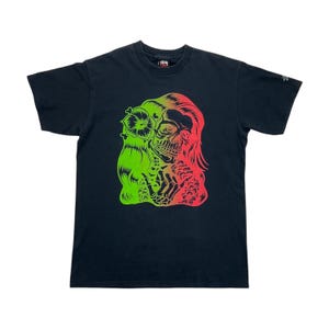 Vintage Stussy bedrucktes T-Shirt - Medium Size Men Pullunder Male Jumper pre-owned sleveless