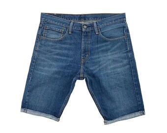 Modern Y2K Men Levis Denim kurze Hose - W34 Size Male Pant pre-owned bottoms