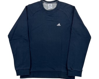 Vintage Adidas 00s Sweatshirt - Small Size Men Pullover Male Jumper pre-owned