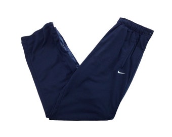 Vintage hombres Nike Track Pant Jogger - Pantalón deportivo masculino de tamaño pequeño pantalones usados