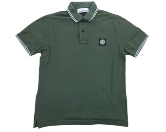 Polo Stone Island moderne pour homme - Polo d'occasion pour homme de taille moyenne Y2K