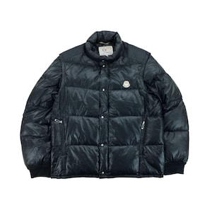 Kurtka zimowa męska Moncler Grenoble Puffer Jacket z lat 80. w stylu vintage, rozmiar 4/XL. Używana męska kurtka pikowana.