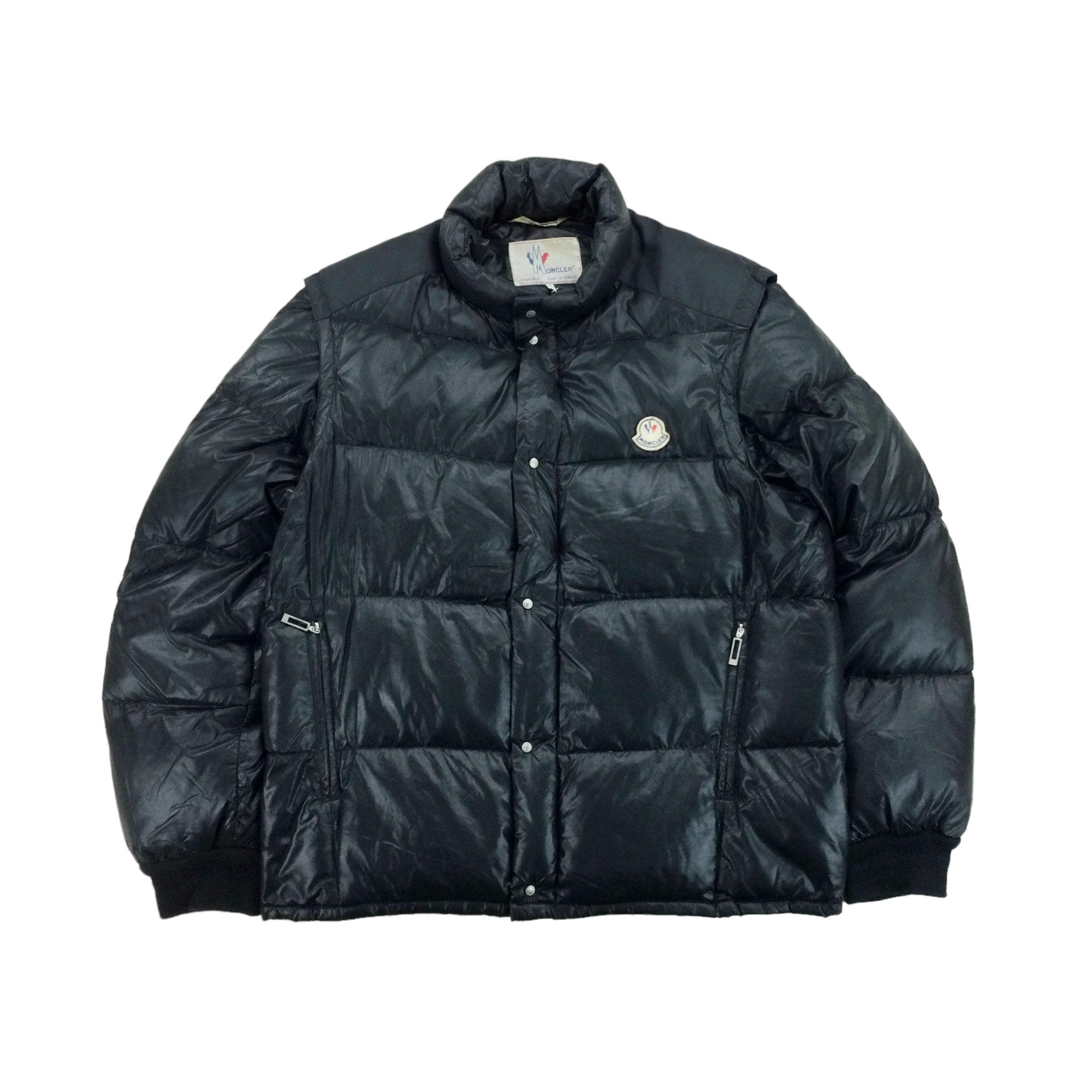 Vintage Moncler 80s Grenoble Puffer Jacke - 4/XL Size Men Winter