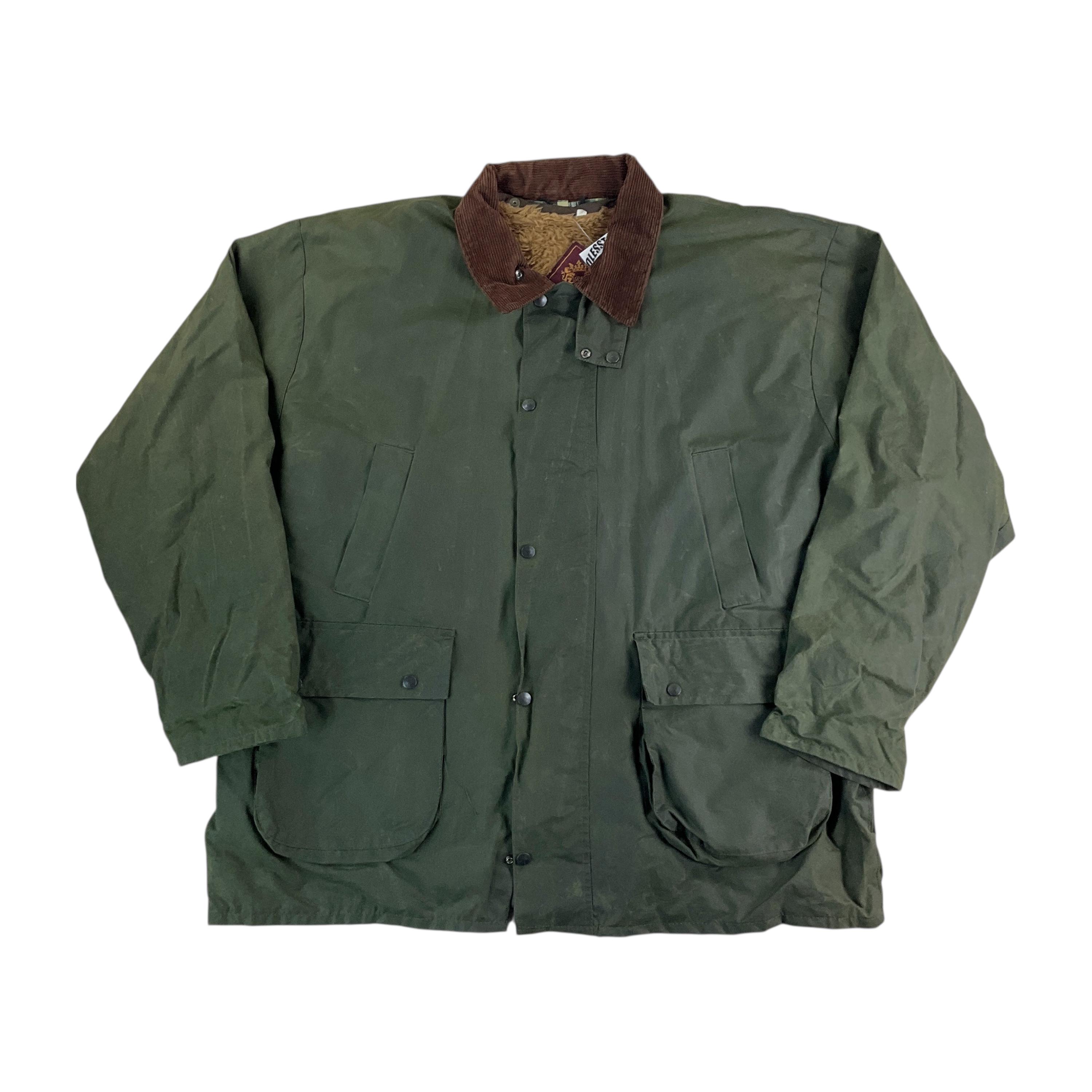 ヴィンテージBEAUFORT名品Britishwax-jacket market Vintage Royal Windsor England 90s Wachs Jacke - XXL Size Men