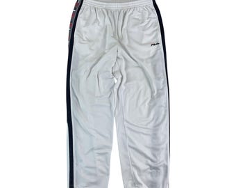 Vintage Men Fila 90s Jogginghose - Large Size Male Sport Pant pre-owned bottoms