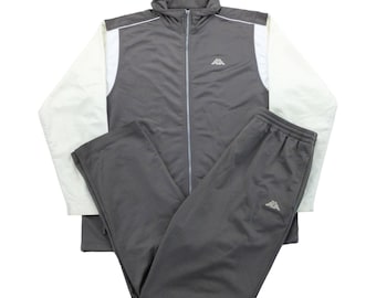 Vintage Kappa 90s Trainingsanzug - Large Size Men Sport Suit Male pre-owned Tracksuit
