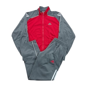 Modern Y2K Adidas 00s Sport Trainingsanzug - Small Size Men Sport Suit Male pre-owned Tracksuit