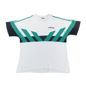 Vintage Adidas 90s T-Shirt - XL Size Men Top Male pre-owned T-Shirt