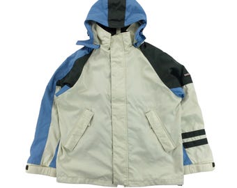 Modern Y2K Napapijri Outdoor Jacke - Medium Size Men Overcoat Male Jacket pre-owned