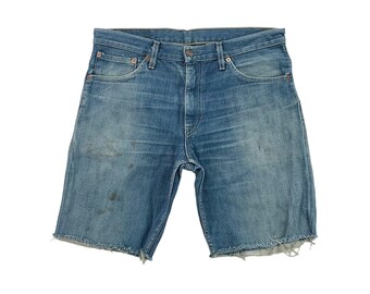 Modern Y2K Men Levis Denim kurze Hose - W34 Size Male Pant pre-owned bottoms