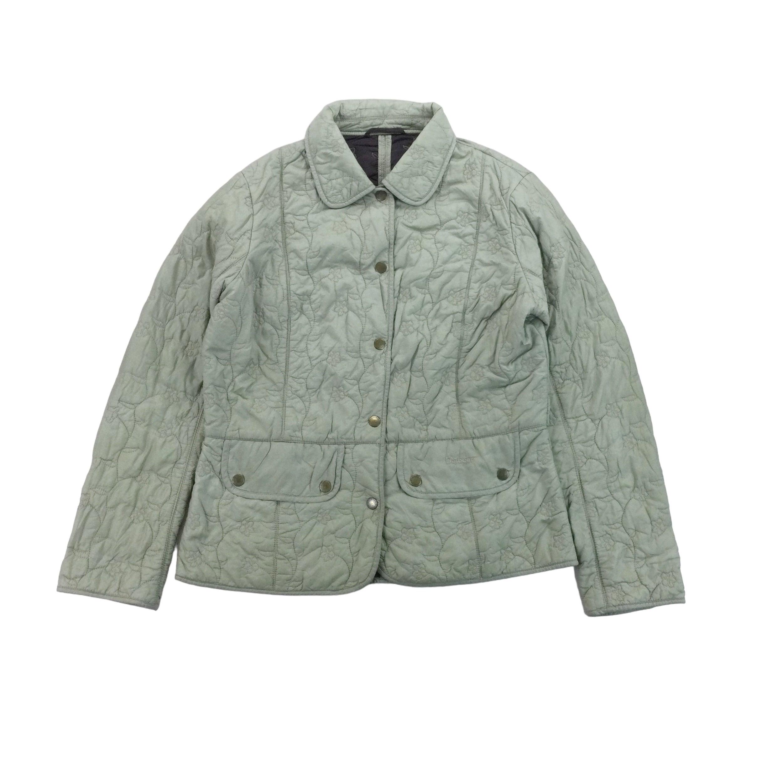 Modern Y2K Barbour Quilted Jacke - Damen/M Size Women Overcoat Female Jacket pre-owned