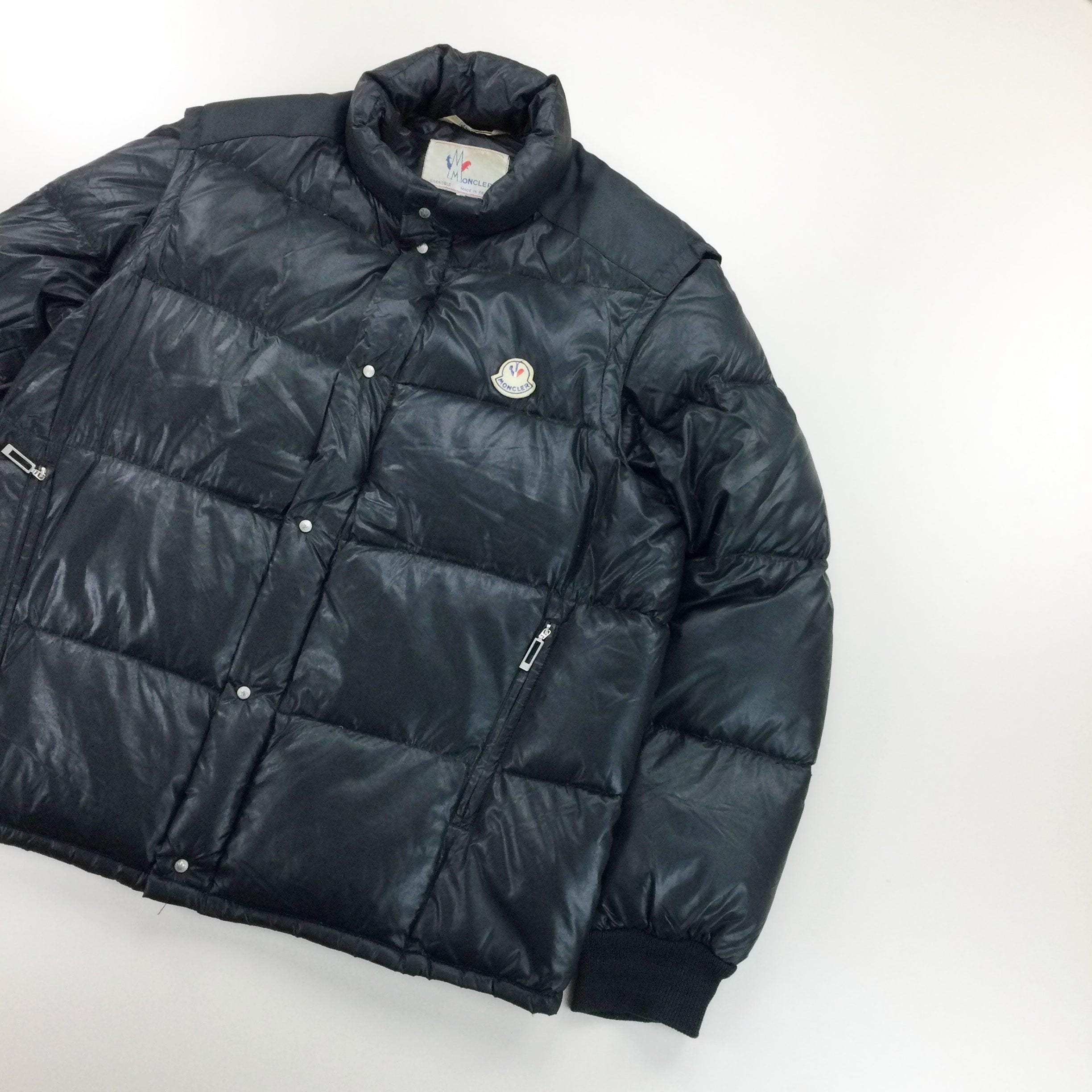 Vintage Moncler 80s Grenoble Puffer Jacke - 4/XL Size Men Winter