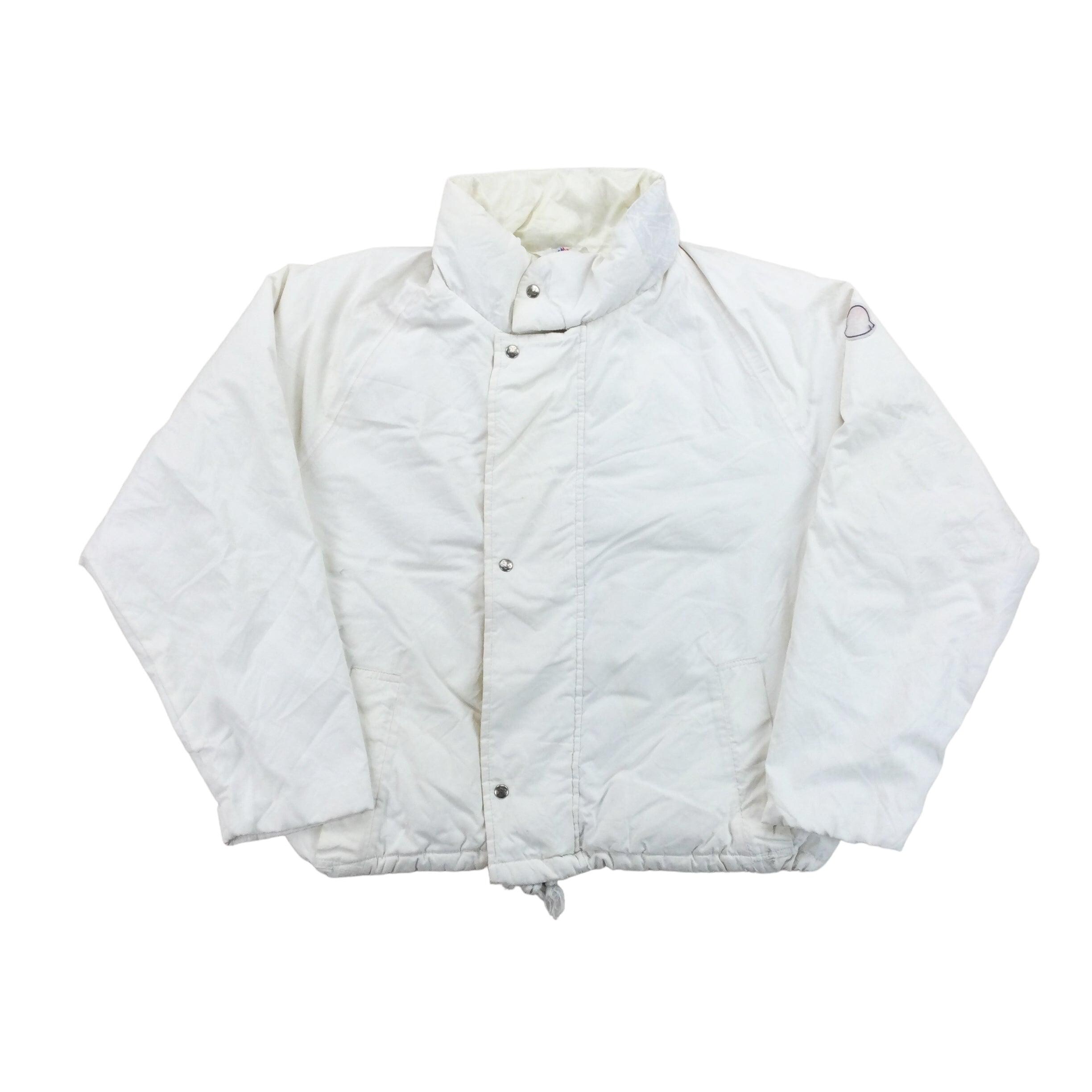 Vintage Moncler 80s Padded Jacke - 3/large Size Men Overcoat