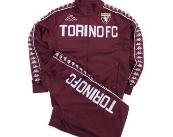 Tuta vintage Kappa x Torino FC 00s - Tuta sportiva da uomo di taglia media Tuta da uomo usata