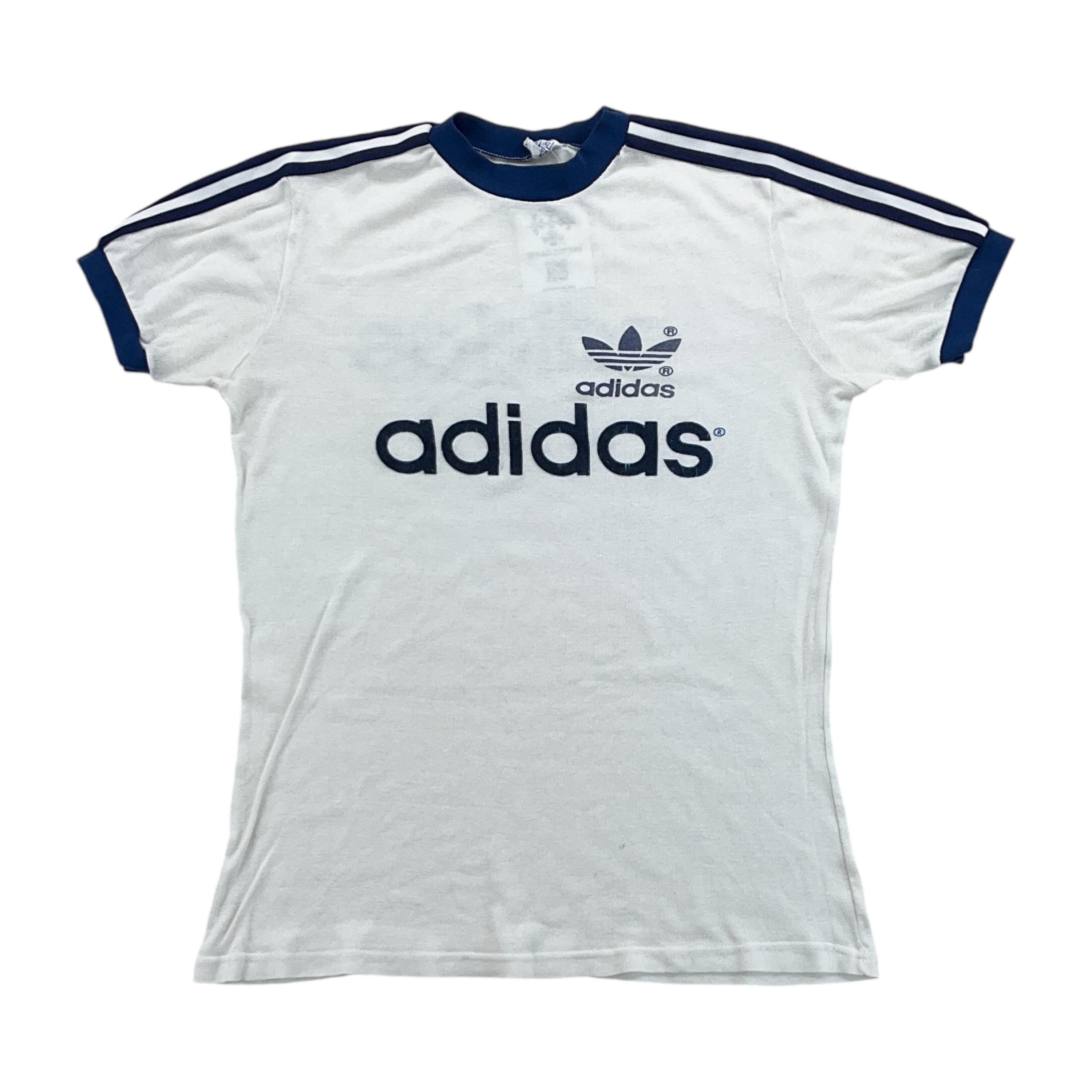 Vintage Adidas 70s T-shirt - Small Size Men Top Male Pre Vintage Adidas 70s T-shirt - Small Size Men Top Male Pre