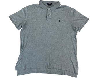 Modern Ralph Lauren Prima Soft Touch Polo Shirt - XL Size Y2K Men Top Male pre-owned Polo Shirt
