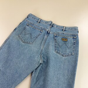 Wrangler 90s Denim Jeans - W38 L34 Size Men Pant Male Trousers pre-owned bottoms image 8
