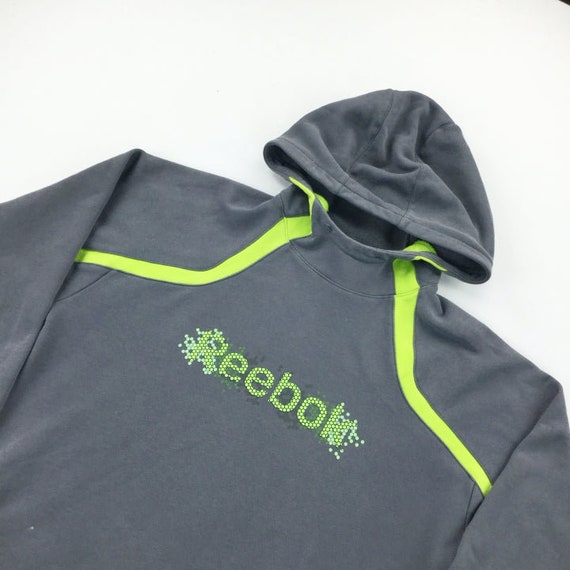 Modern Y2K Reebok Spellout Hoodie - XL Size Men P… - image 2