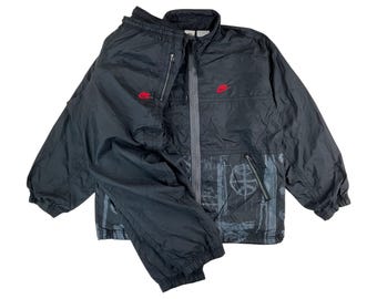 Vintage Nike 90s Just Do It Retro Trainingsanzug - Large Size Men Sport Suit Male pre-owned Tracksuit