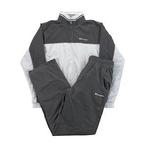 Modern Y2K Champion 00s Sport Trainingsanzug - Small Size Men Sport Suit Male pre-owned Tracksuit
