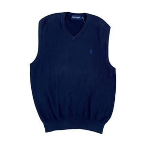 Vintage Ralph Lauren Polo Golf Weste - Medium Size Men Pullunder Male Jumper pre-owned sleveless