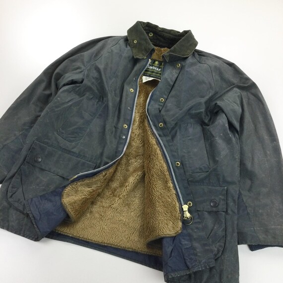Vintage Barbour Bedale A105 Wax Jacket C42/107cm Size Men Overcoat