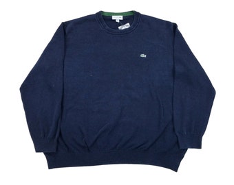 Modernes Y2K Lacoste Basic Sweatshirt - XXL Größe Männer Pullover Männer Pullover gebraucht