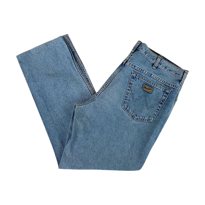 Wrangler 90s Denim Jeans - W38 L34 Size Men Pant Male Trousers pre-owned bottoms image 1
