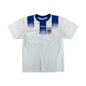 Vintage Adidas Deutschland 90s Trikot - Large Size Men Soccer Sport Trikot Male pre-owned Jersey