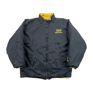 Chaqueta acolchada reversible vintage Helly Hansen - Talla XL Chaqueta de invierno para hombre Chaqueta acolchada usada para hombre