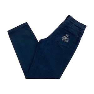 Trussardi 90s Denim Jeans Hose - W31 L33 Size Men Pant Male Trousers pre-owned bottoms