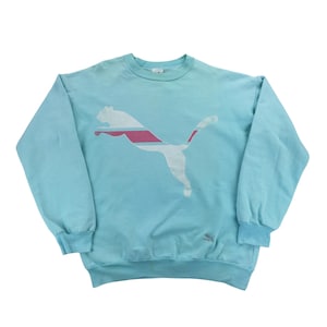 Felpa vintage Puma anni &#39;90 - Maglione da uomo di grandi dimensioni, usato