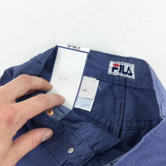 Vintage Women Fila Deadstock Pantalone Jeans DE32 DE44 Size Female Trousers Pre owned Bottoms Etsy Canada