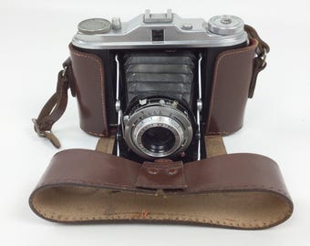 1940 年代の Agfa Synchro Box フィルム カメラ - ドイツ製 - フィルム